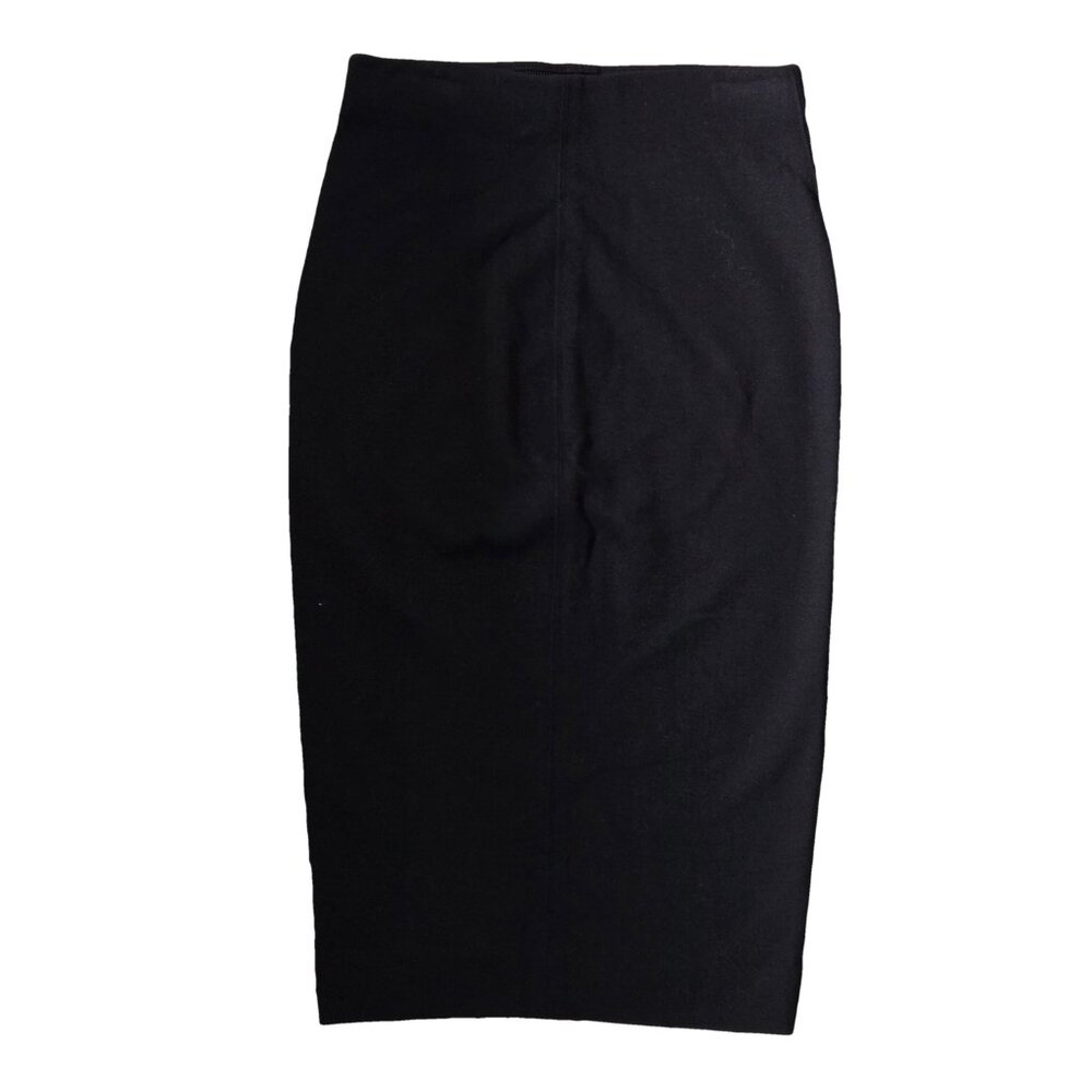 Aritzia WILFRED Black Midi Knit Pencil Skirt XS